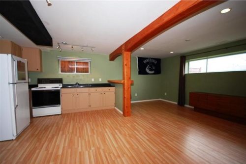 Large one bedroom basement suite for extra income in this 3 bedroom up home in Vernon, BC for sale by John Deak of Royal LaPage.