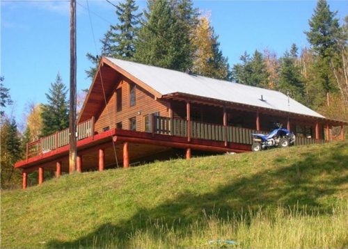 Beautiful & unique 2700+ sq.ft home on 19 acres for sale at 27 Pine Road in Cherryville near Vernon BC