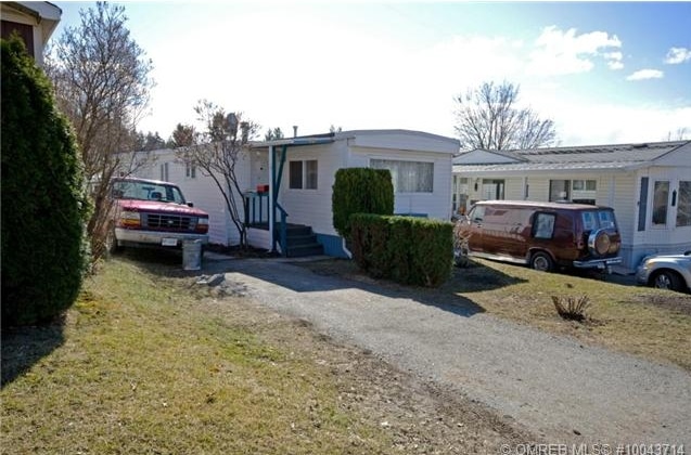 This affordable bright, clean 2 bedroom manufactured home listed by John Deak of Royal LaPage is very close to transit in a central area of Vernon BC.