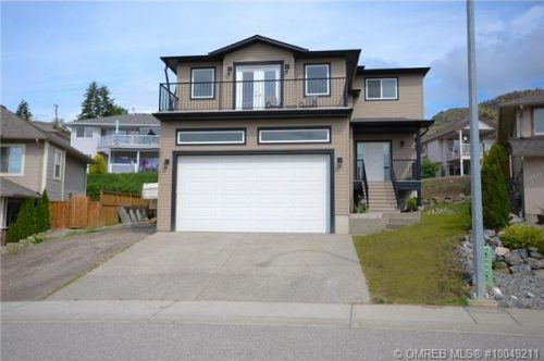 Unique and spacious family home for sale on a quiet street in Vernon BC listed by John Deak of Royal LaPage.