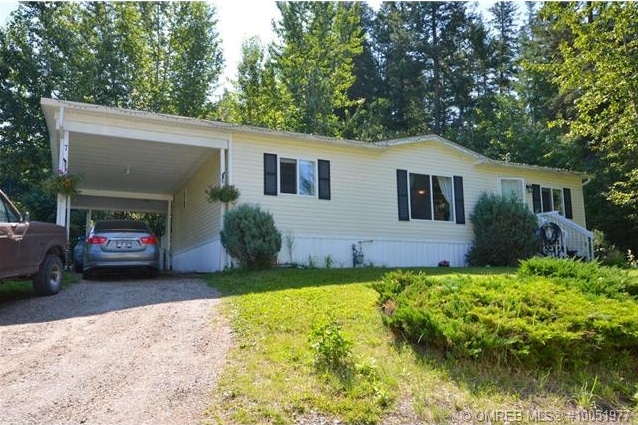 This 3 bedroom, 2 bath manufactured home in quiet, family friendly Meadow Ridge Mobile Home part in Armstrong near Vernon BC listed by John Deak of Royal LaPage is ready for you to move right in.