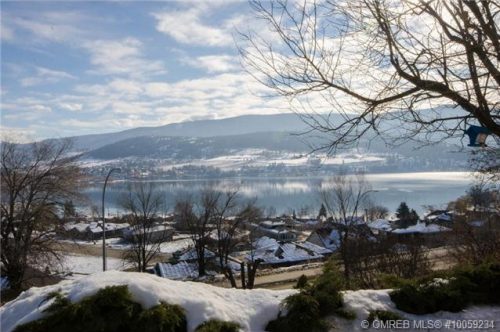 Amazing view of Kal Lake from both living spaces at 8809 Fitzmaurice Drive listed for sale in Vernon BC by John Deak of Royal LaPage