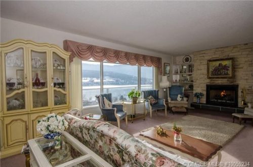 That view from the living room upstairs at 8809 Fitzmaurice Drive listed for sale in Vernon BC by John Deak of Royal LaPage