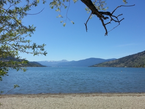 One of the many beaches in Vernon BC just over half an hour from the Kelowna Airport and your air-commute to your oil sands job. You can live here. Talk to John Deak 250.549.9022