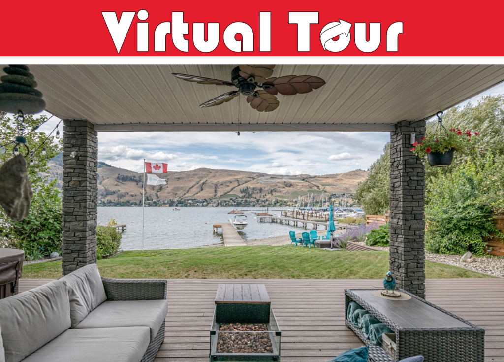 Fully renovated 3 bed 2½ bath home for sale on Okanagan Lake in Vernon BC. New dock with electric boat lift, new garage. So many updates! Check out the virtual tour of 7953 Okanagan Landing Rd, Vernon BC on JohnDeak.com